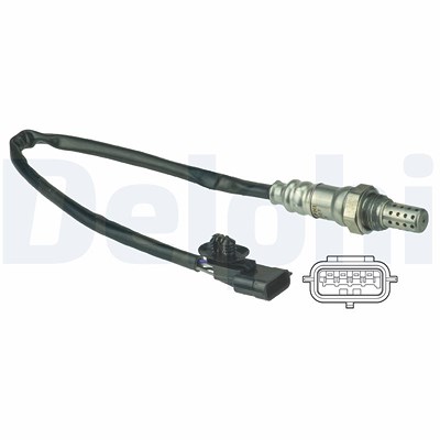 Delphi Lambdasonde [Hersteller-Nr. ES20507-12B1] für Dacia, Renault von Delphi