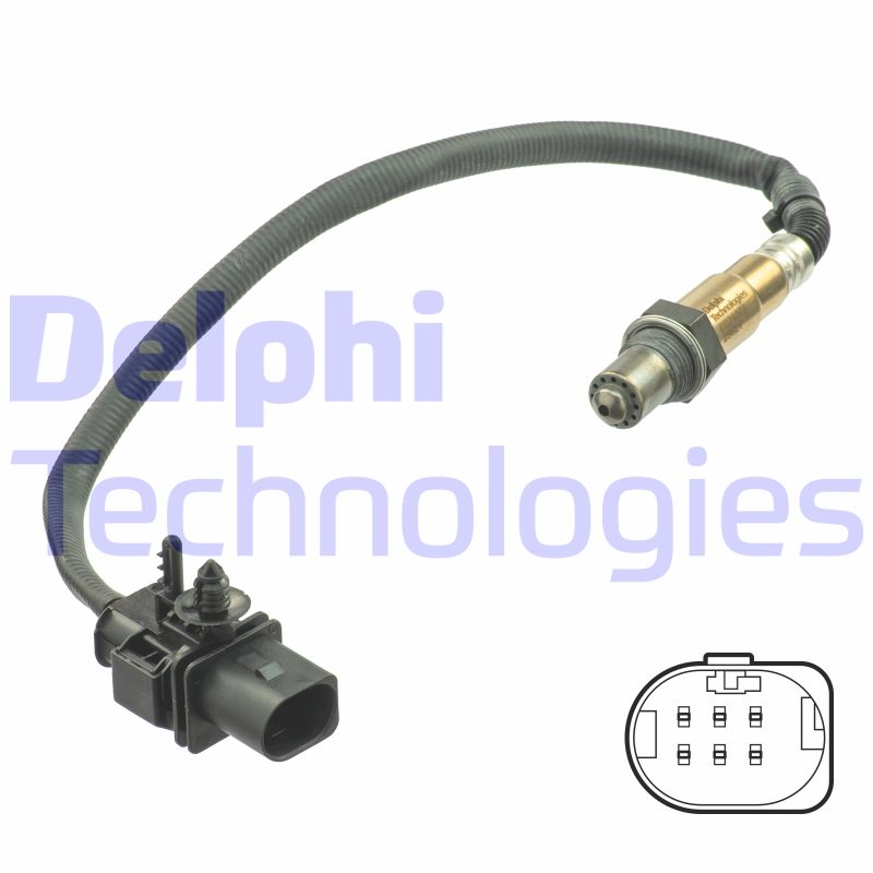 Lambdasonde vorne Delphi ES21078-12B1 von Delphi