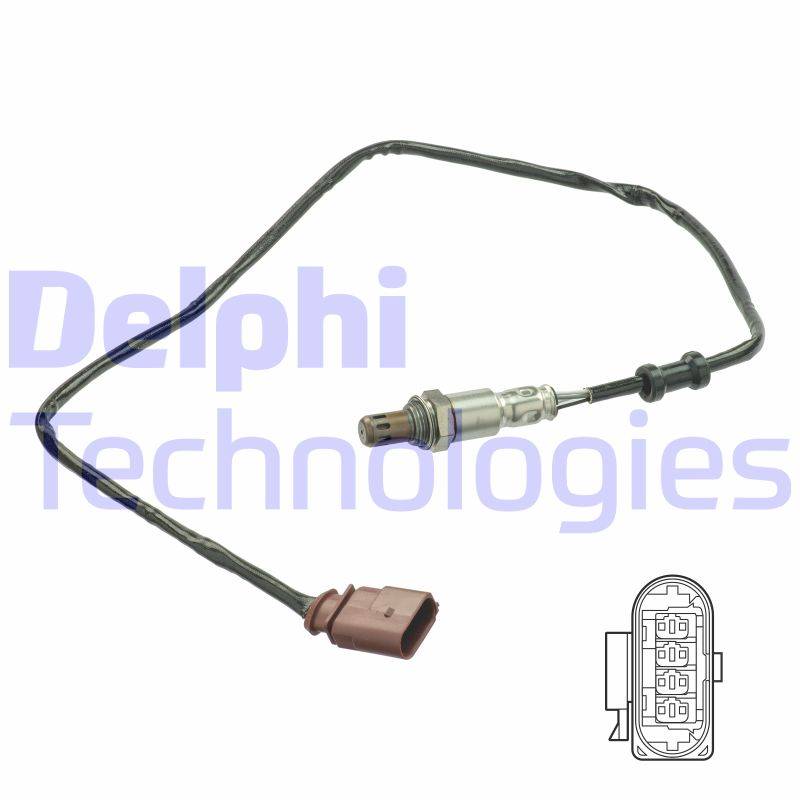 Lambdasonde vorne Delphi ES21103-12B1 von Delphi