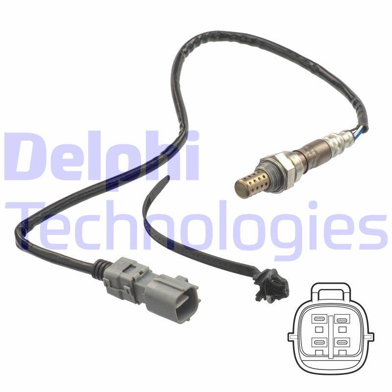 Lambdasonde vorne Delphi ES21230-12B1 von Delphi