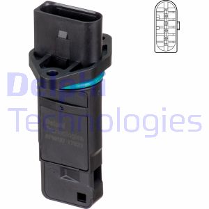 Luftmassenmesser Delphi AF10157-12B1 von Delphi