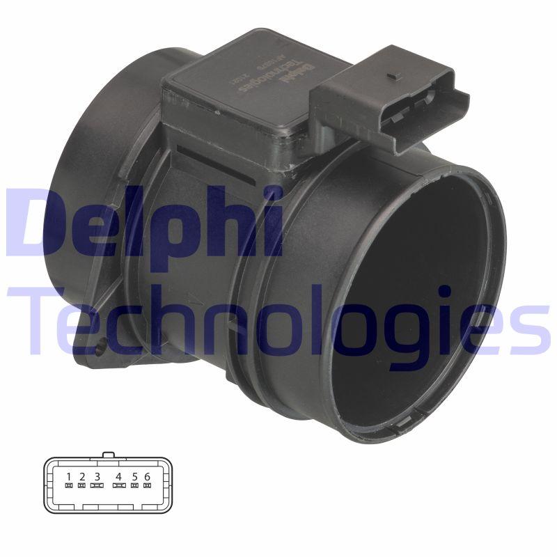 Luftmassenmesser Delphi AF10379-12B1 von Delphi