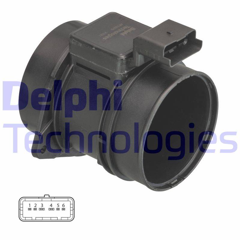Luftmassenmesser Delphi AF10379-12B1 von Delphi