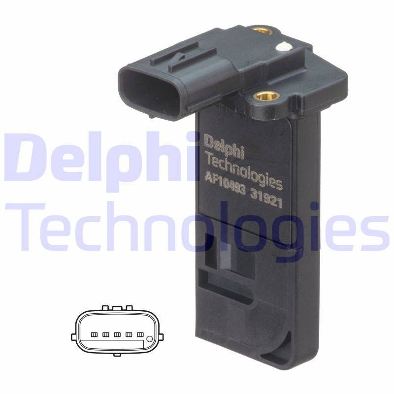 Luftmassenmesser Delphi AF10493-12B1 von Delphi