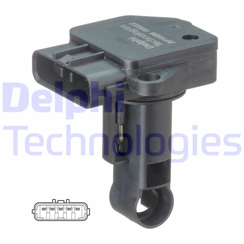 Luftmassenmesser Delphi AF10496-12B1 von Delphi