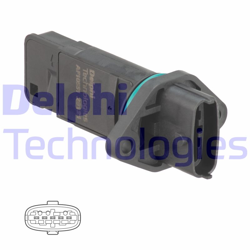 Luftmassenmesser Delphi AF10551-12B1 Luftmassenmesser Delphi AF10551-12B1 von Delphi
