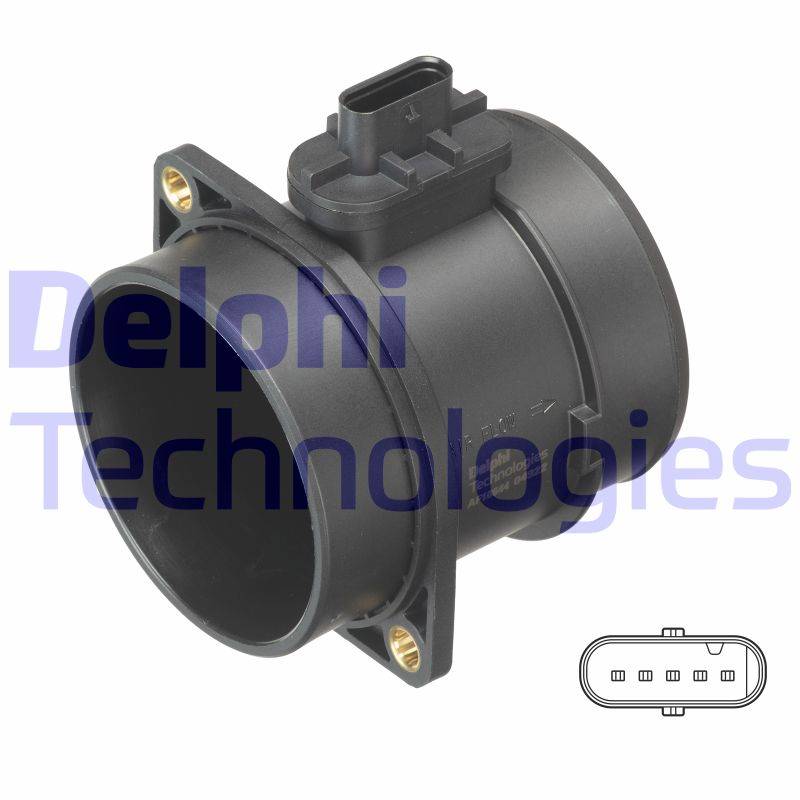 Luftmassenmesser Delphi AF10644-12B1 von Delphi