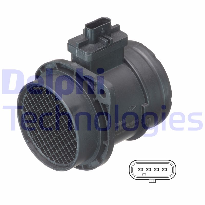 Luftmassenmesser Delphi AF10719-12B1 Luftmassenmesser Delphi AF10719-12B1 von Delphi