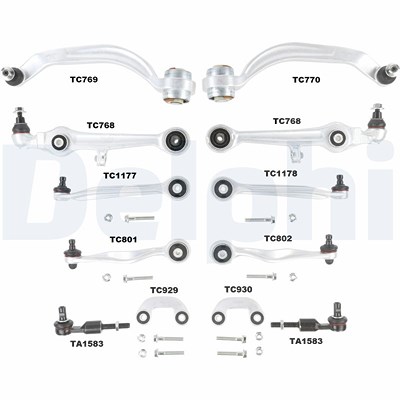 Delphi Reparatursatz, Querlenker [Hersteller-Nr. TC1300KIT] für Audi, VW von Delphi