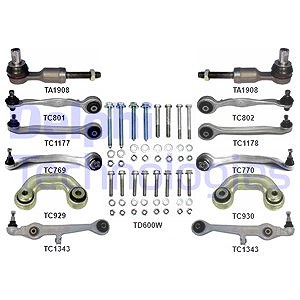 Delphi Reparatursatz, Querlenker [Hersteller-Nr. TC1900KIT] für Audi, Skoda, VW von Delphi
