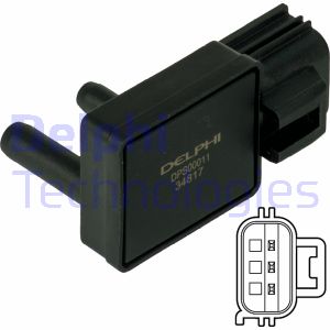 Sensor, Abgasdruck Delphi DPS00011 Sensor, Abgasdruck Delphi DPS00011 von Delphi