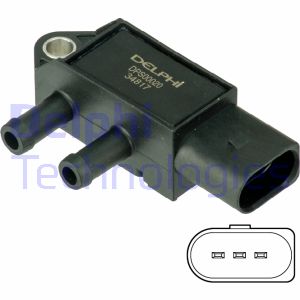 Sensor, Abgasdruck Delphi DPS00020 von Delphi