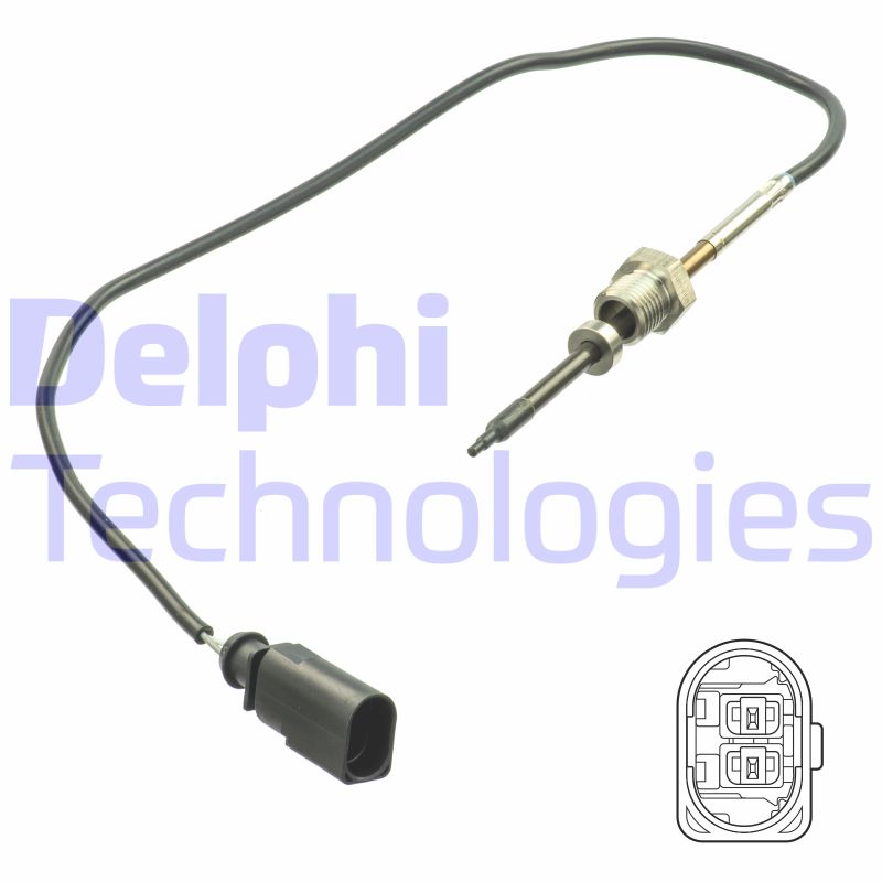 Sensor, Abgastemperatur Delphi TS30165 von Delphi