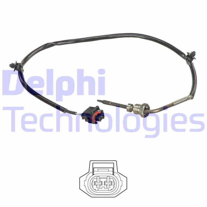Sensor, Abgastemperatur Delphi TS30226 von Delphi