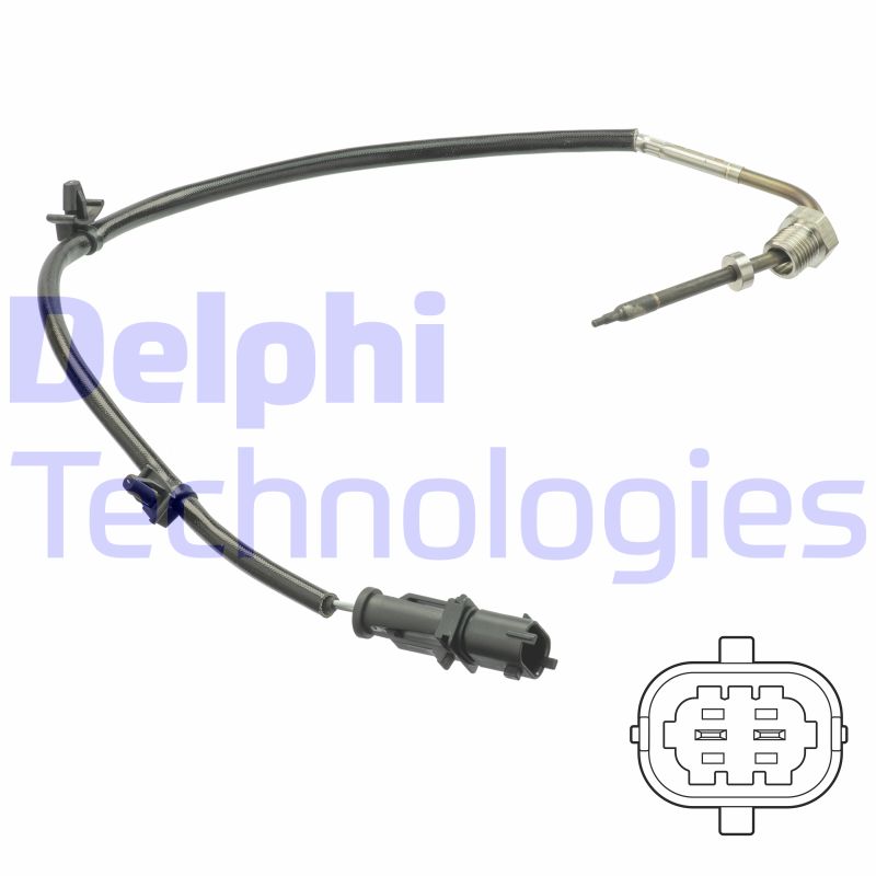 Sensor, Abgastemperatur Delphi TS30233 von Delphi