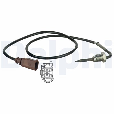 Delphi Sensor, Abgastemperatur [Hersteller-Nr. TS30037] für Audi, Seat, Skoda, VW von Delphi