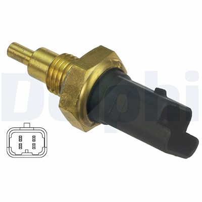 Delphi Sensor, Kühlmitteltemperatur [Hersteller-Nr. TS10401] für Alfa Romeo, Fiat, Lancia von Delphi