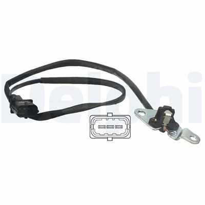 Delphi Sensor, Nockenwellenposition [Hersteller-Nr. SS11004] für Alfa Romeo, Fiat, Lancia, Opel, Suzuki von Delphi