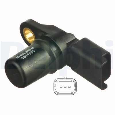 Delphi Sensor, Nockenwellenposition [Hersteller-Nr. SS11005] für Dacia, Nissan, Opel, Renault, Suzuki, Vauxhall von Delphi