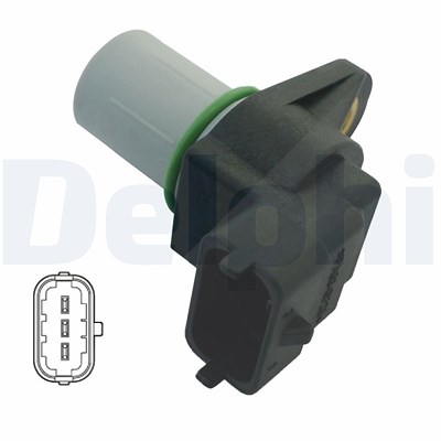 Delphi Sensor, Nockenwellenposition [Hersteller-Nr. SS11007] für Chrysler, Jeep, Mercedes-Benz von Delphi
