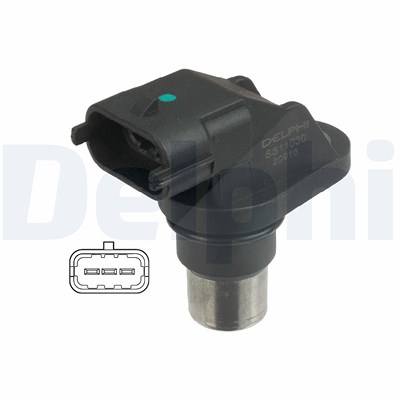 Delphi Sensor, Nockenwellenposition [Hersteller-Nr. SS11030] für Fiat, Ford, Honda, Lancia, Mini, Opel, Porsche, Toyota, Vauxhall, Volvo von Delphi