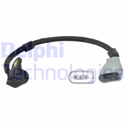 Delphi Sensor, Nockenwellenposition [Hersteller-Nr. SS11037] für Audi, Mitsubishi, Seat, Skoda, VW von Delphi
