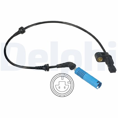Delphi Sensor, Raddrehzahl [Hersteller-Nr. SS20042] für BMW von Delphi