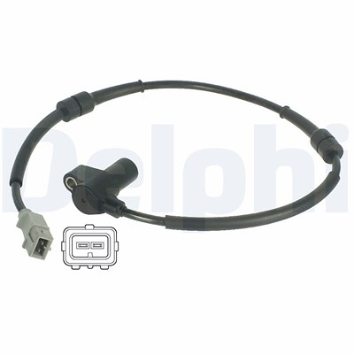 Delphi Sensor, Raddrehzahl [Hersteller-Nr. SS20067] für Peugeot von Delphi