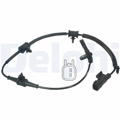 Delphi Sensor, Raddrehzahl [Hersteller-Nr. SS20377] für Opel, Saab, Vauxhall von Delphi