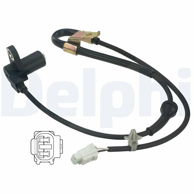 Delphi Sensor, Raddrehzahl [Hersteller-Nr. SS20401] für Suzuki von Delphi