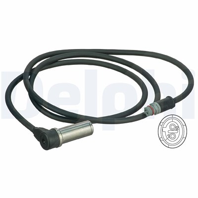 Delphi Sensor, Raddrehzahl [Hersteller-Nr. SS20478] für Iveco von Delphi