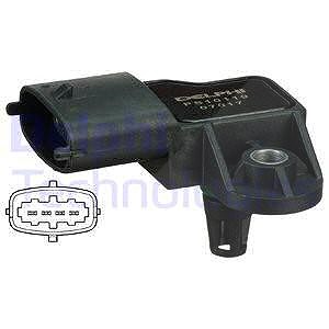 Delphi Sensor, Saugrohrdruck [Hersteller-Nr. PS10119] für Renault, Suzuki von Delphi