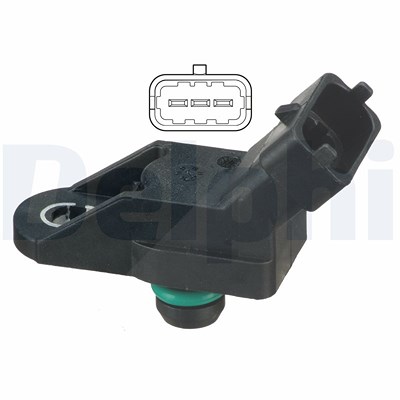 Delphi Sensor, Saugrohrdruck [Hersteller-Nr. PS10179] für Opel, Vauxhall von Delphi