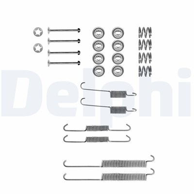 Delphi Zubehörsatz, Bremsbacken [Hersteller-Nr. LY1180] für Citroën, Dacia, Renault, Volvo von Delphi