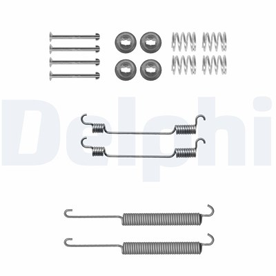 Delphi Zubehörsatz, Bremsbacken [Hersteller-Nr. LY1302] für Ford, Nissan von Delphi