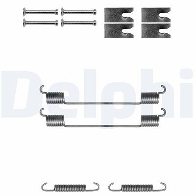Delphi Zubehörsatz, Bremsbacken [Hersteller-Nr. LY1310] für Citroën, Fiat, Ford, Lancia, Peugeot von Delphi