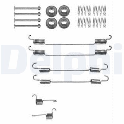 Delphi Zubehörsatz, Bremsbacken [Hersteller-Nr. LY1378] für Dacia, Lada, Renault von Delphi