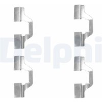 Zubehörsatz, Scheibenbremsbelag DELPHI LX0492 von Delphi