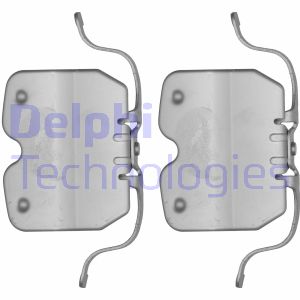 Zubehörsatz, Scheibenbremsbelag Vorderachse Delphi LX0504 von Delphi