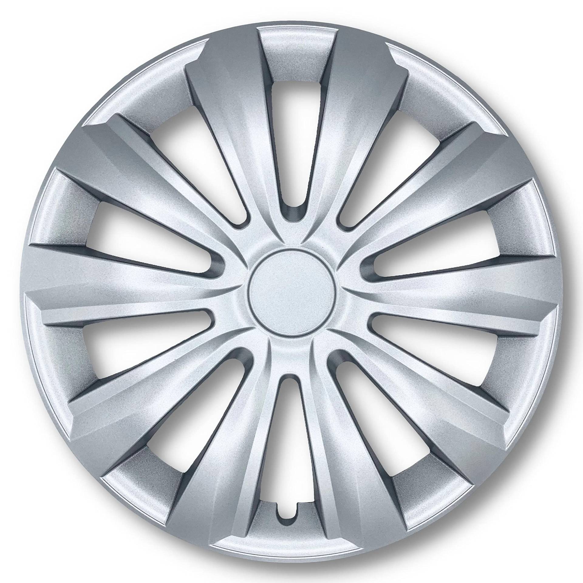 Albrecht 15 Zoll Radkappen Silber für Stahlfelgen - Delta Radzierblenden aus hochwertigem Kunststoff - Langlebige Radblenden in originaler Albrecht Verpackung - Made in EU Albrecht 15 Zoll Radkappen Silber für Stahlfelgen - Delta Radzierblenden aus hochwertigem Kunststoff - Langlebige Radblenden in originaler Albrecht Verpackung - Made in EU von Albrecht Auto-Zubehör