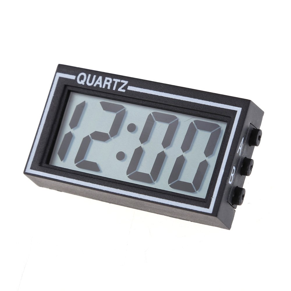 Demiawaking Mini Digital LCD Auto PKW LKW Armaturenbrett Datum Zeit Kalender Uhr schwarz Demiawaking Mini Digital LCD Auto PKW LKW Armaturenbrett Datum Zeit Kalender Uhr schwarz von Demiawaking