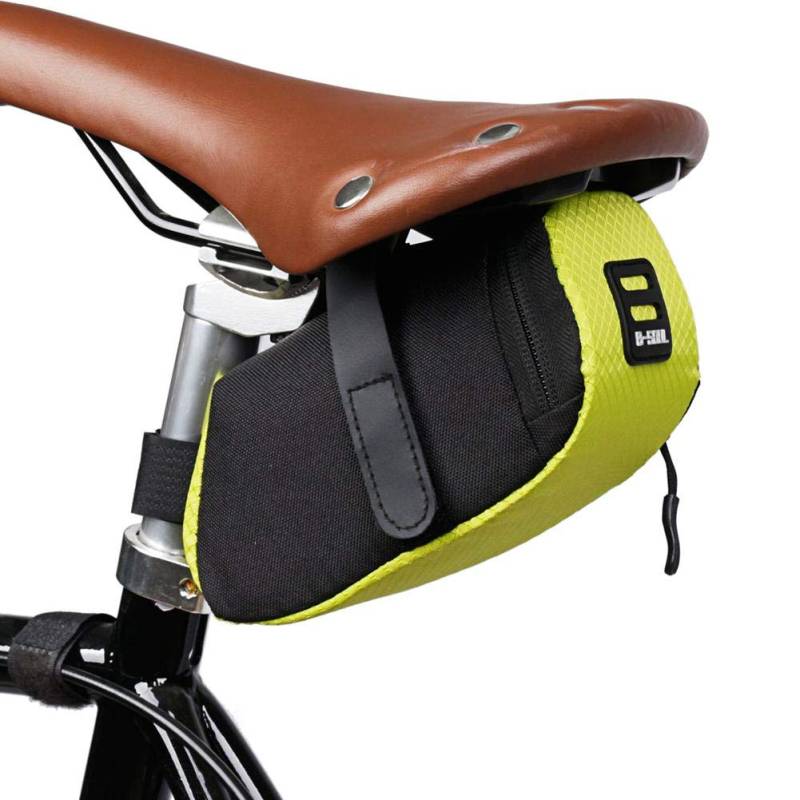Demiawaking Satteltasche für Fahrrad, wasserdicht, mit reflektierenden Streifen, für MTB, Rennrad (grün) von Demiawaking