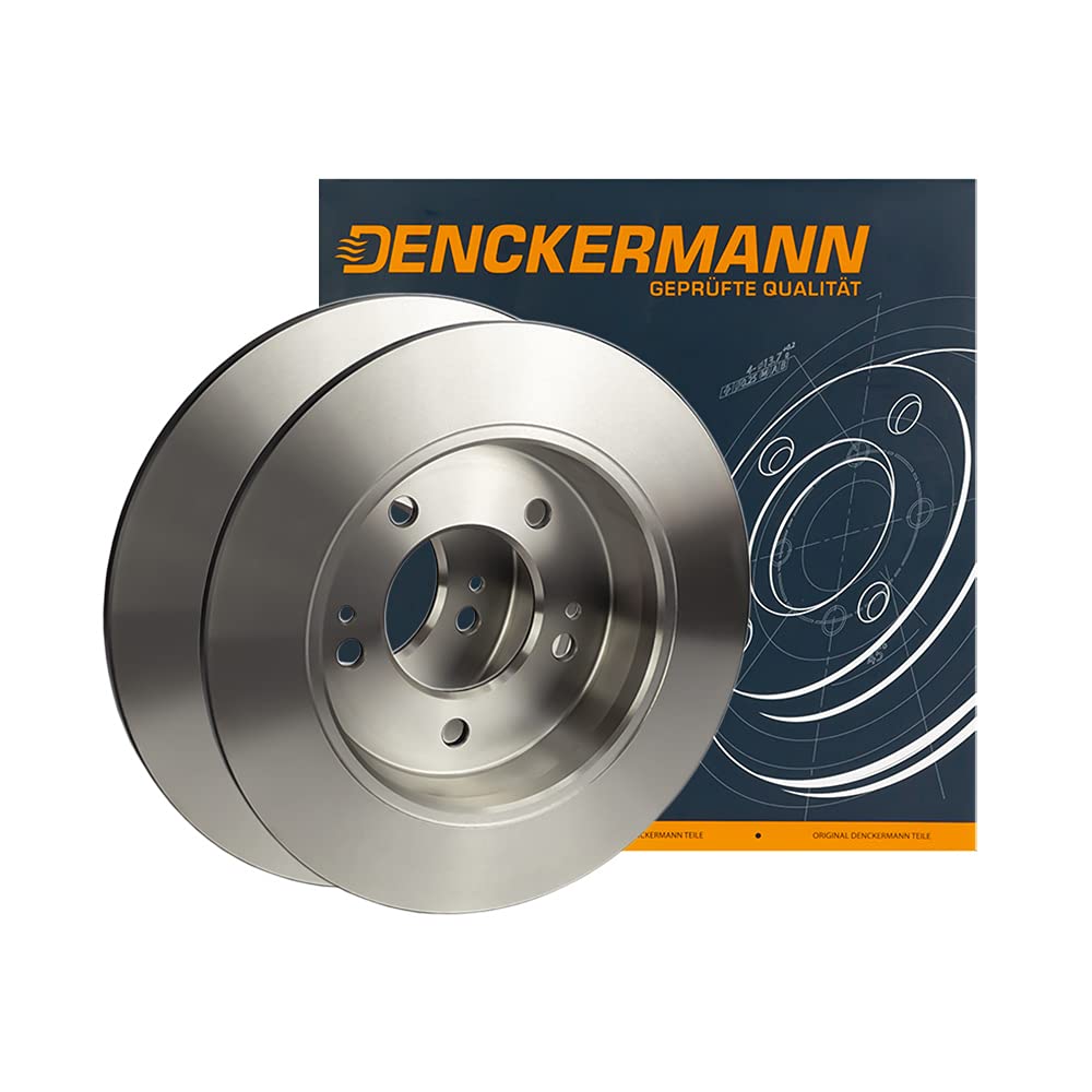 Denckermann Bremsscheiben Hinten Voll Ø 256Mm | 2X B130717 von Denckermann