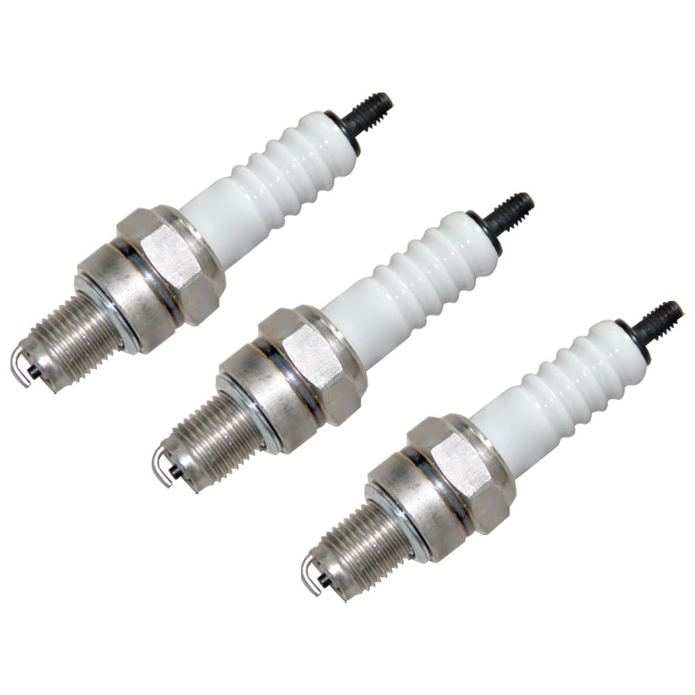 Bundle: 3 x Zündkerze für DENQBAR Motoren A7RTC CR7HSA Roller Quad GY6 50cc 125cc Benzhou Bundle: 3 x Zündkerze für DENQBAR Motoren A7RTC CR7HSA Roller Quad GY6 50cc 125cc Benzhou von Denqbar