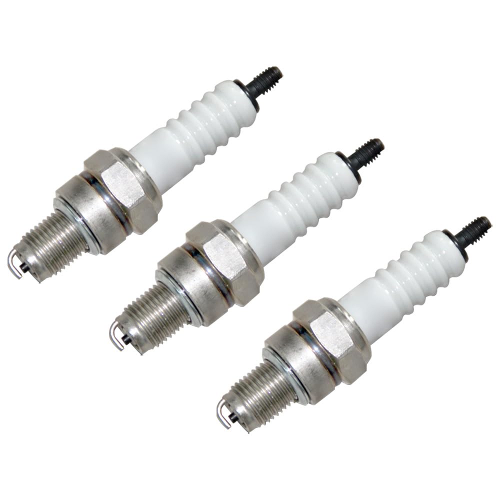 Bundle: 3 x Zündkerze für DENQBAR Motoren A7RTC CR7HSA Roller Quad GY6 50cc 125cc Benzhou von Denqbar