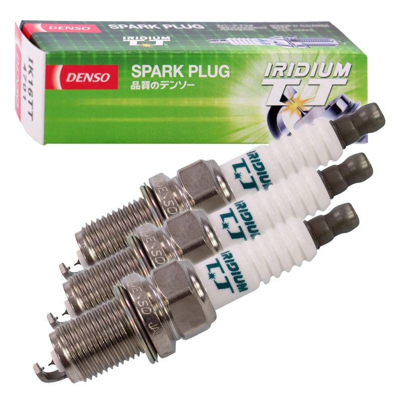 3x Original DENSO Zündkerze Iridium TT von Denso