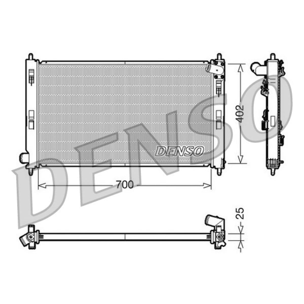 Denso DRM45032 Kühler, Motorkühlung Denso DRM45032 Kühler, Motorkühlung von Denso