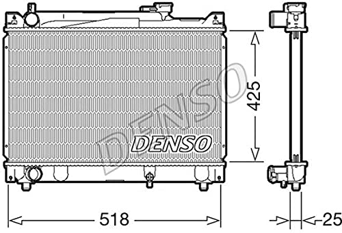 Denso DRM47030 Motor Kühlung Kühler, 3173g Gewicht von Denso