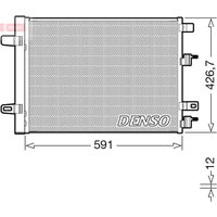 Kondensator, Klimaanlage DENSO DCN17063 von Denso