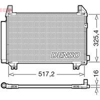 Kondensator, Klimaanlage DENSO DCN50107 von Denso